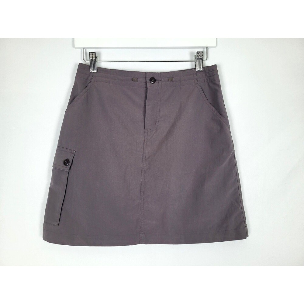 Patagonia Cargo Skort Skirt Size 4 Brown Khaki Hiking Travel Gorpcore Granola